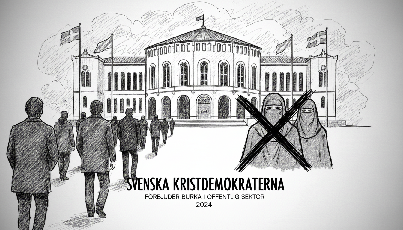 Swedish Christian Democrats Vote for Burka Ban in Public Sector