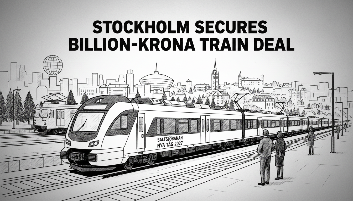 Stockholm's Saltsjöbanan Railway Secures Billion-Krona Train Deal