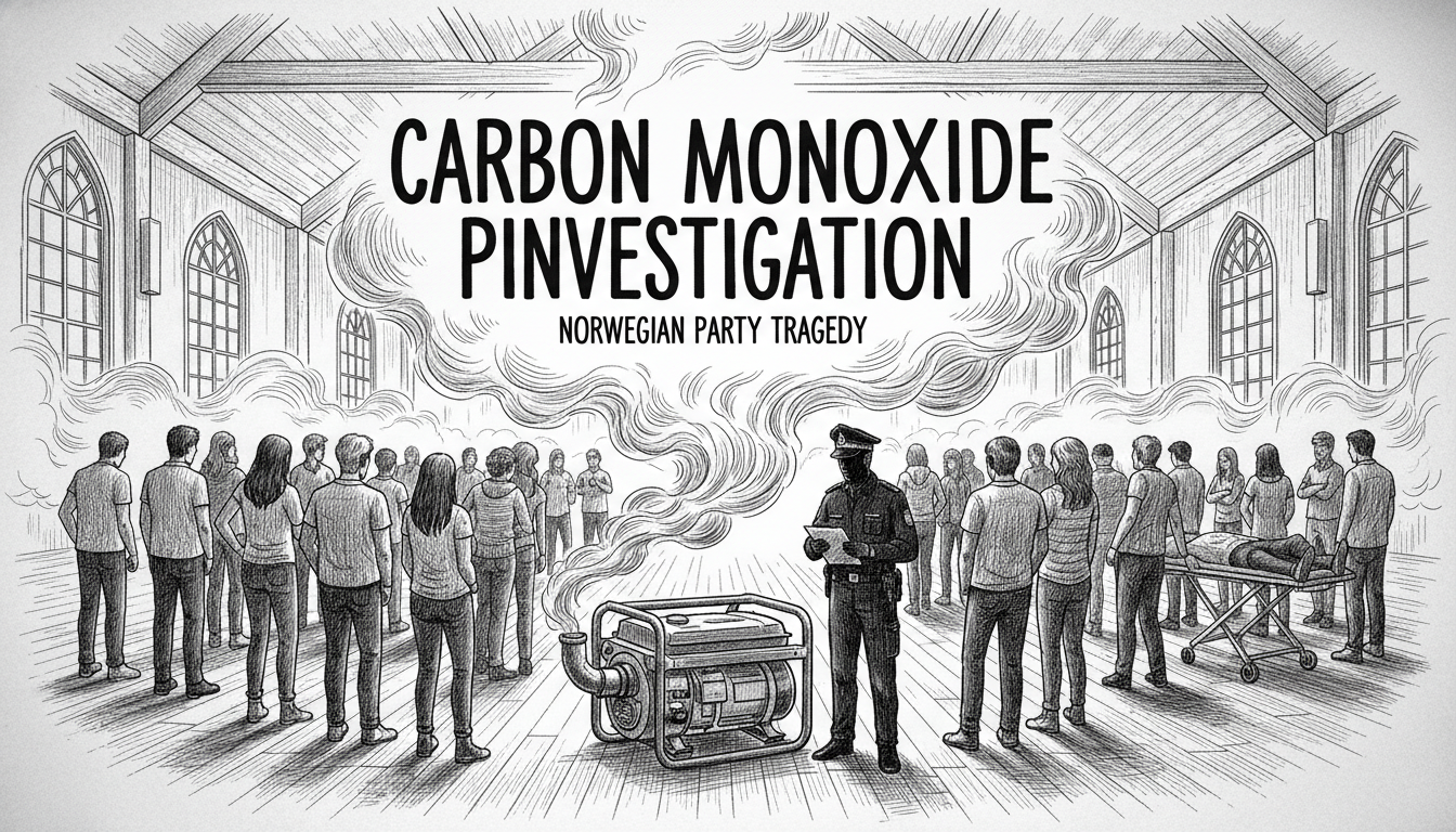 Gasoline Smell at Norwegian Party Leads to Carbon Monoxide Poisoning Investigation