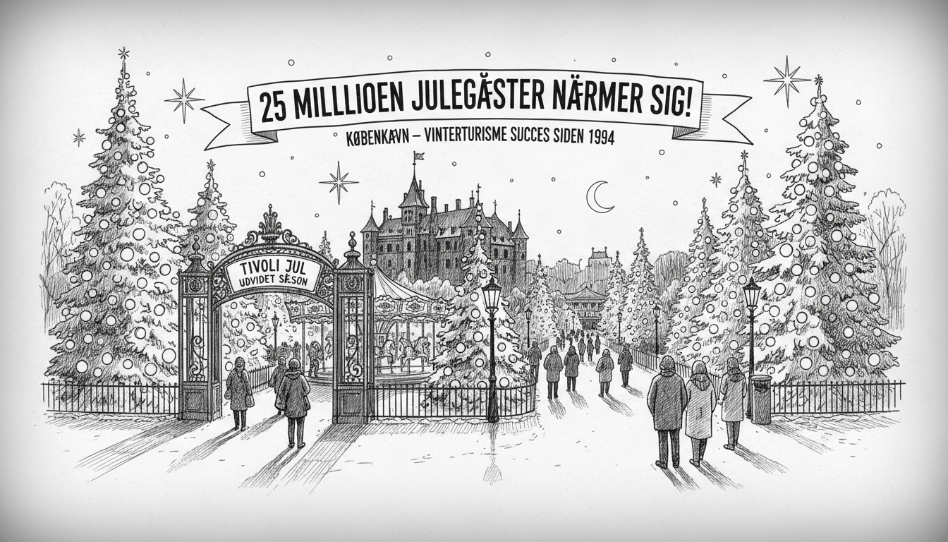 Tivoli Extends Christmas Season as Visitor Milestone Nears