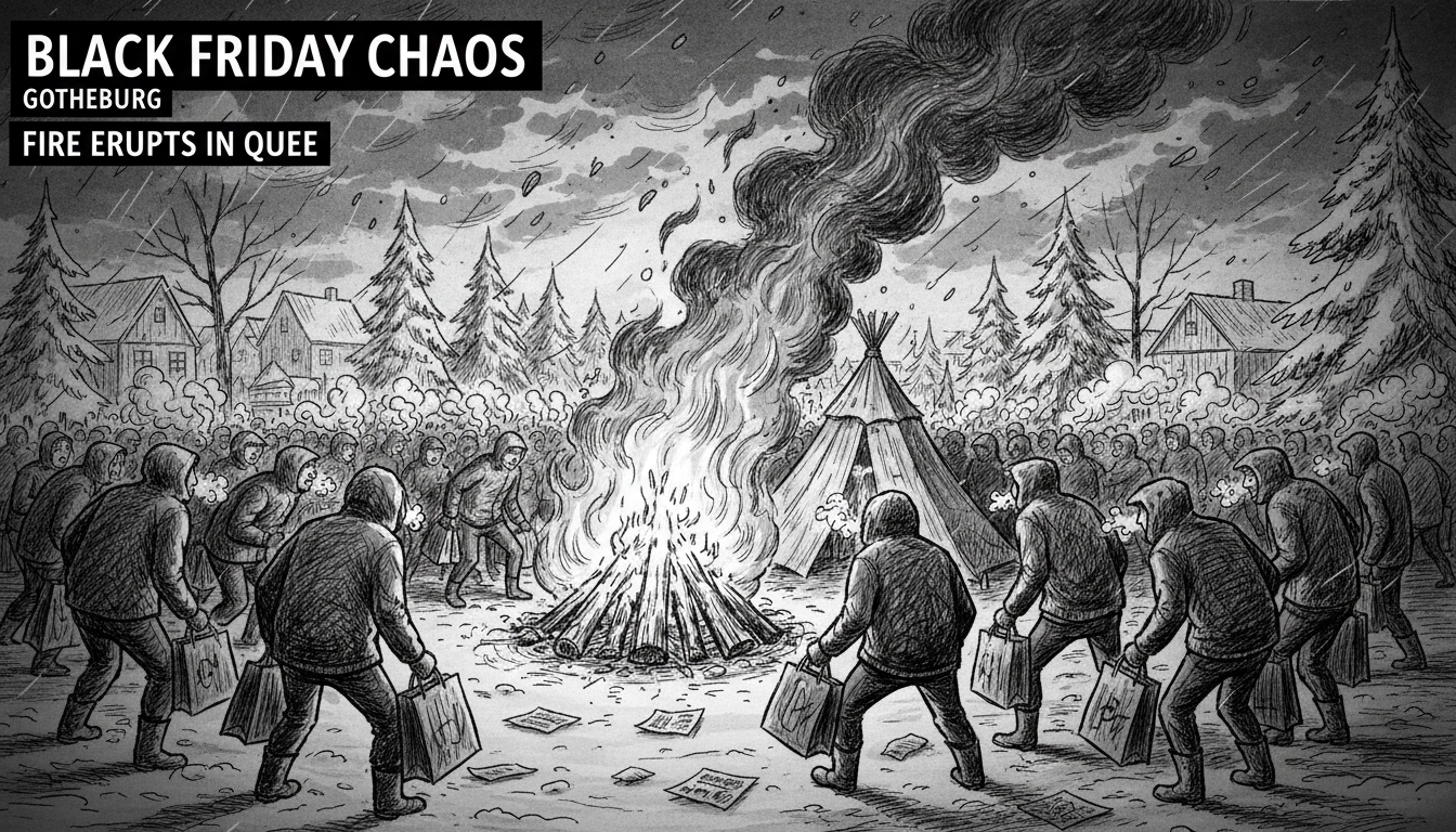 Black Friday Shopping Turns Dangerous in Gothenburg