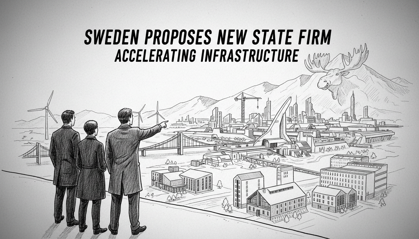 Sweden Proposes New State Firm to Accelerate Infrastructure