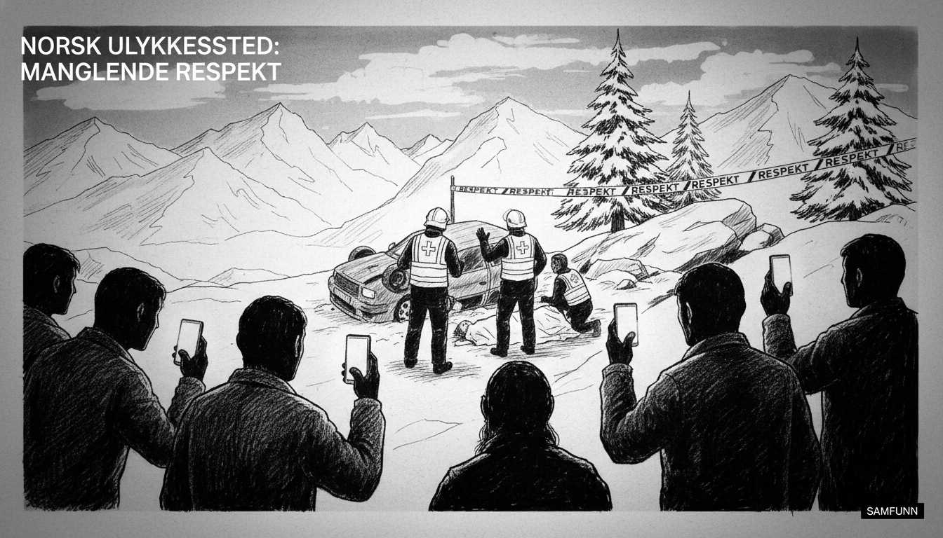 Norwegian Emergency Workers Confront Disturbing Accident Scene Behavior