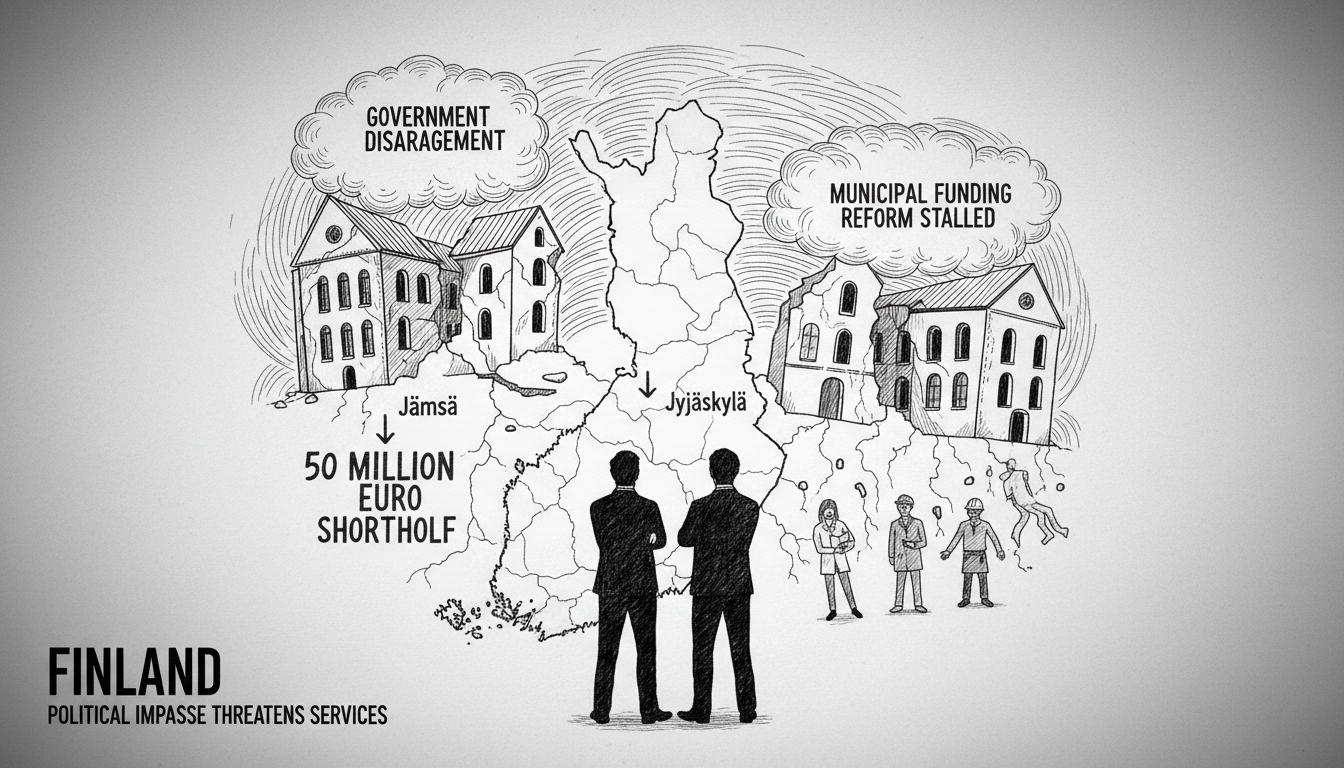 Finnish Municipal Funding Reform Stalls Amid Government Disagreement