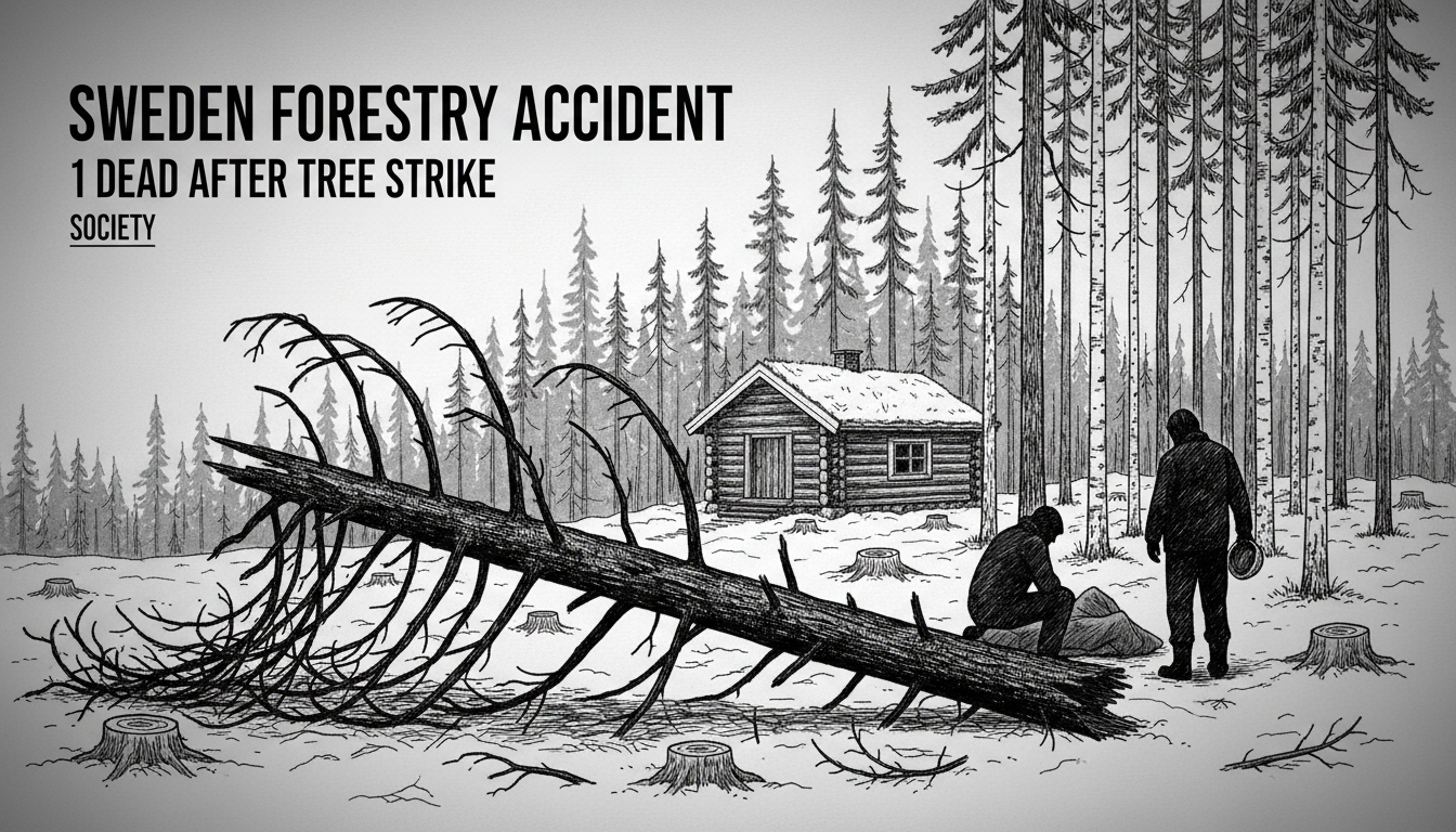 Sweden Forestry Accident: 1 Dead After Tree Strike