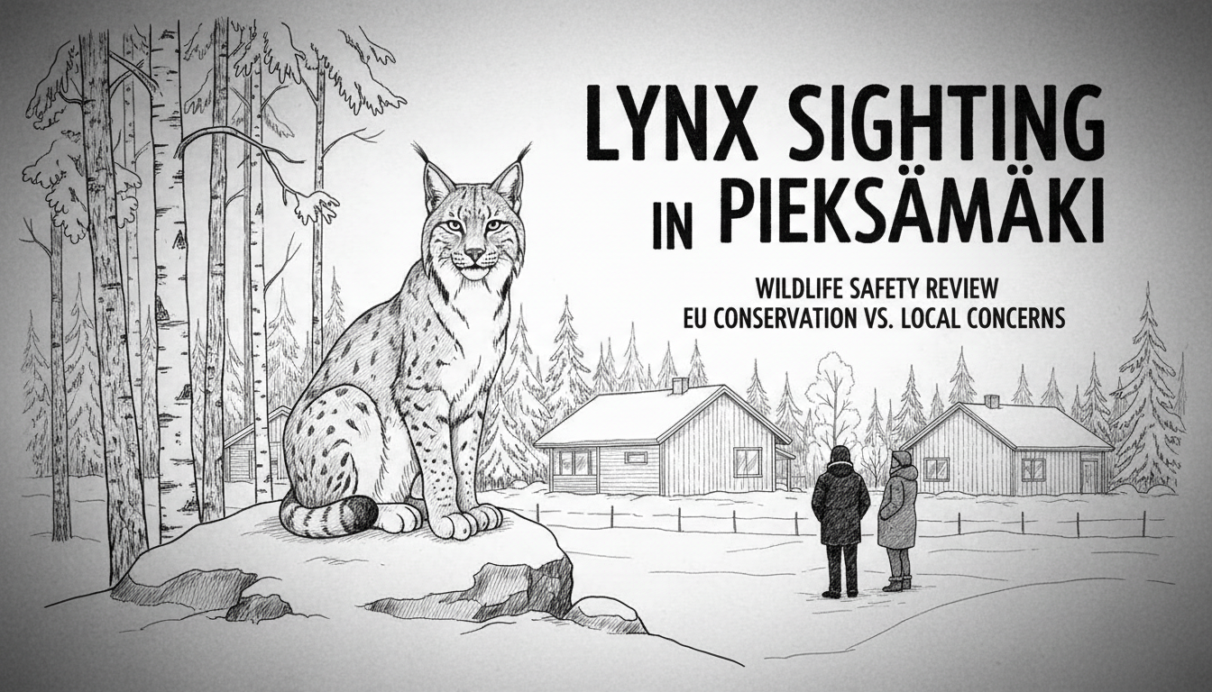 Lynx Sighting in Pieksämäki Prompts Wildlife Safety Review