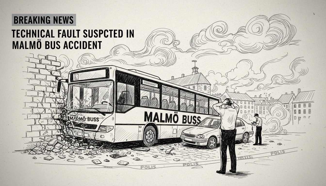 Technical Fault Suspected in Malmö Bus Accident