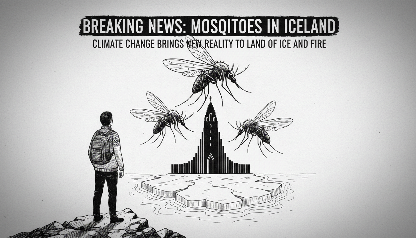 Mosquitoes Reach Iceland for First Time Due to Climate Change