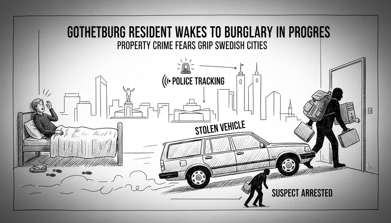Gothenburg Resident Wakes to Burglary in Progress, Suspect Arrested