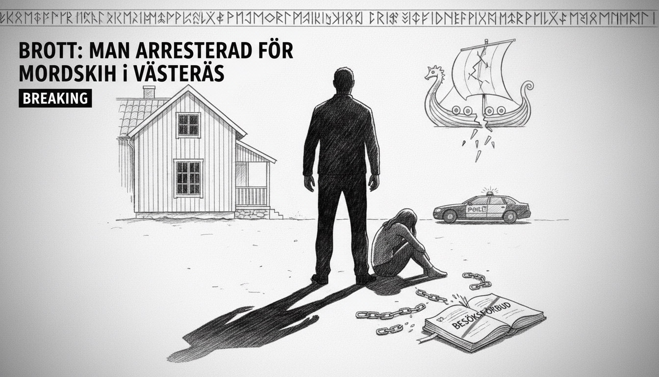 Man Arrested for Murder of Woman in Västerås