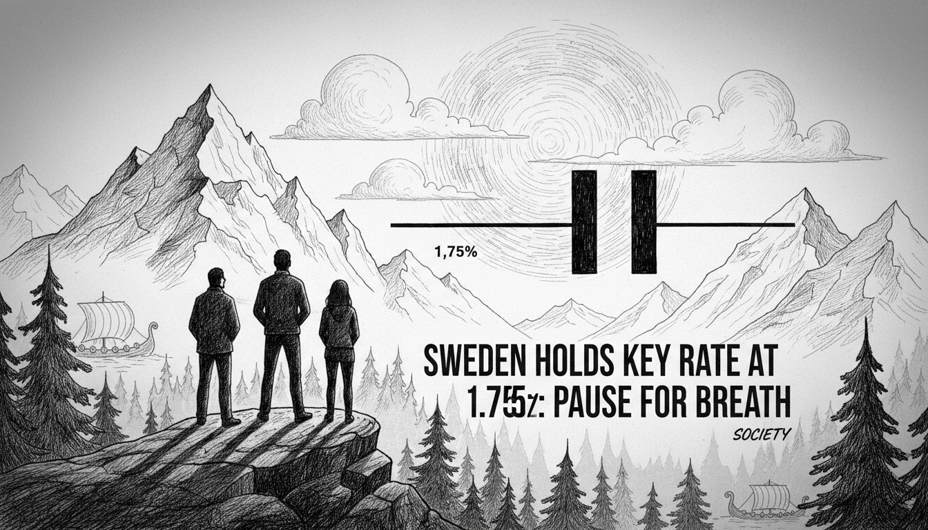 Sweden Holds Key Rate at 1.75%: Pause for Breath