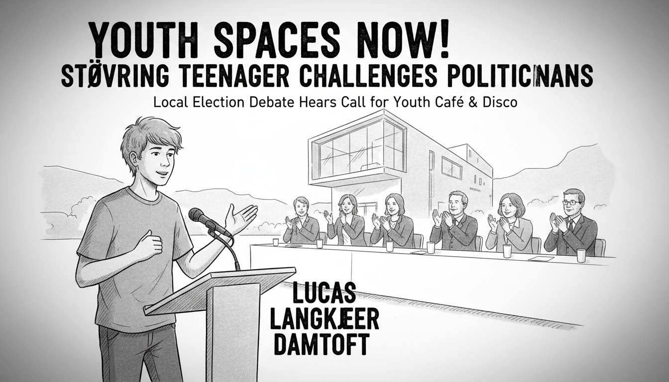 Teenager Demands Youth Spaces in Danish Local Election Debate