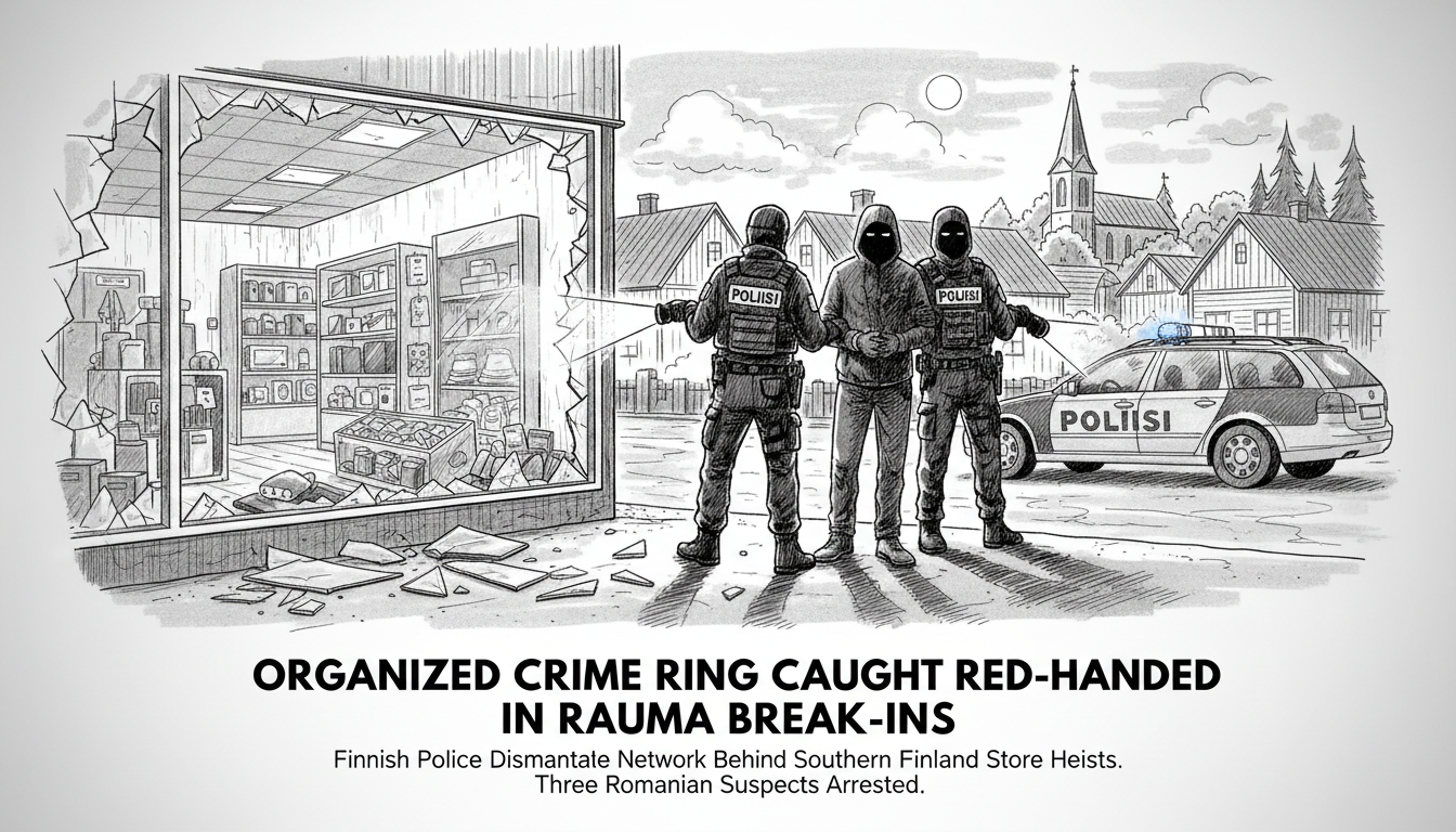 Organized Crime Ring Caught Red-Handed in Rauma Break-Ins