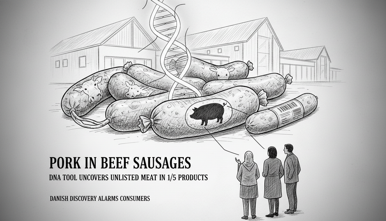 Pork in Beef Sausages: DNA Tool Finds Unlisted Meat in Every Fifth Product