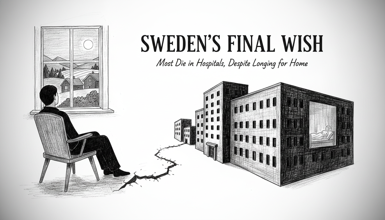 Most Swedes Die in Hospitals Despite Wishing for Home Deaths