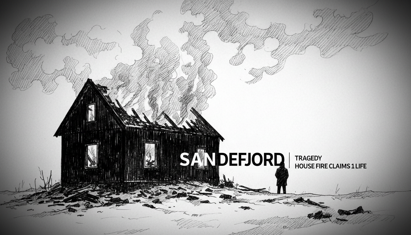 Norway house fire claims 1 life in Sandefjord