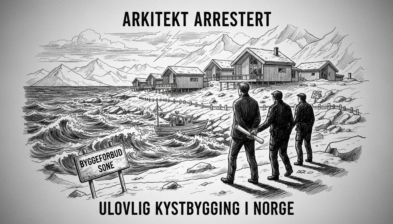 Architect Arrested for Illegal Coastal Construction in Norway