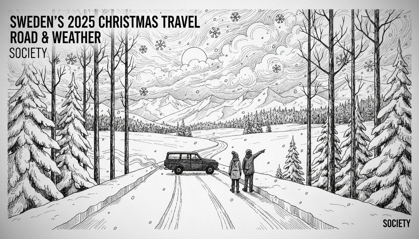 Sweden's 2025 Christmas Travel: Road & Weather
