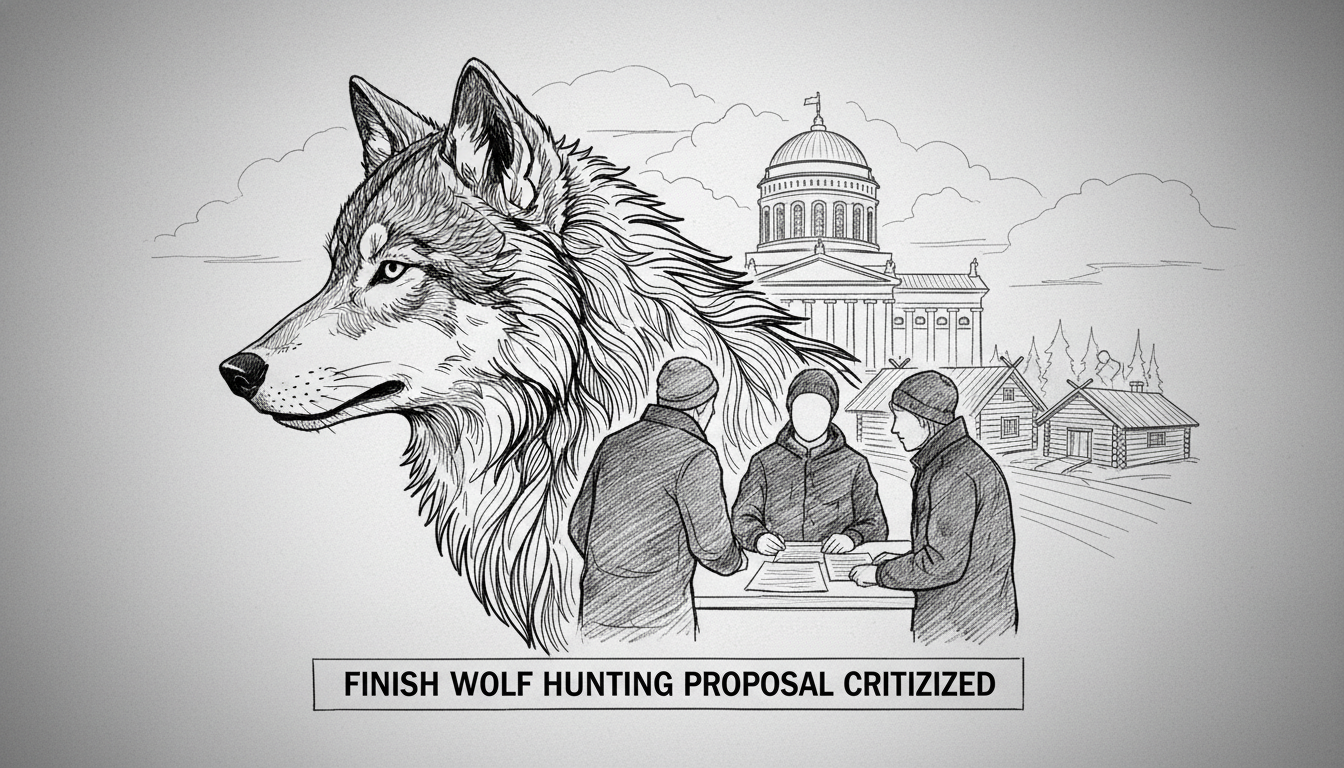 Finnish Government Wolf Hunting Proposal Faces Critical Review