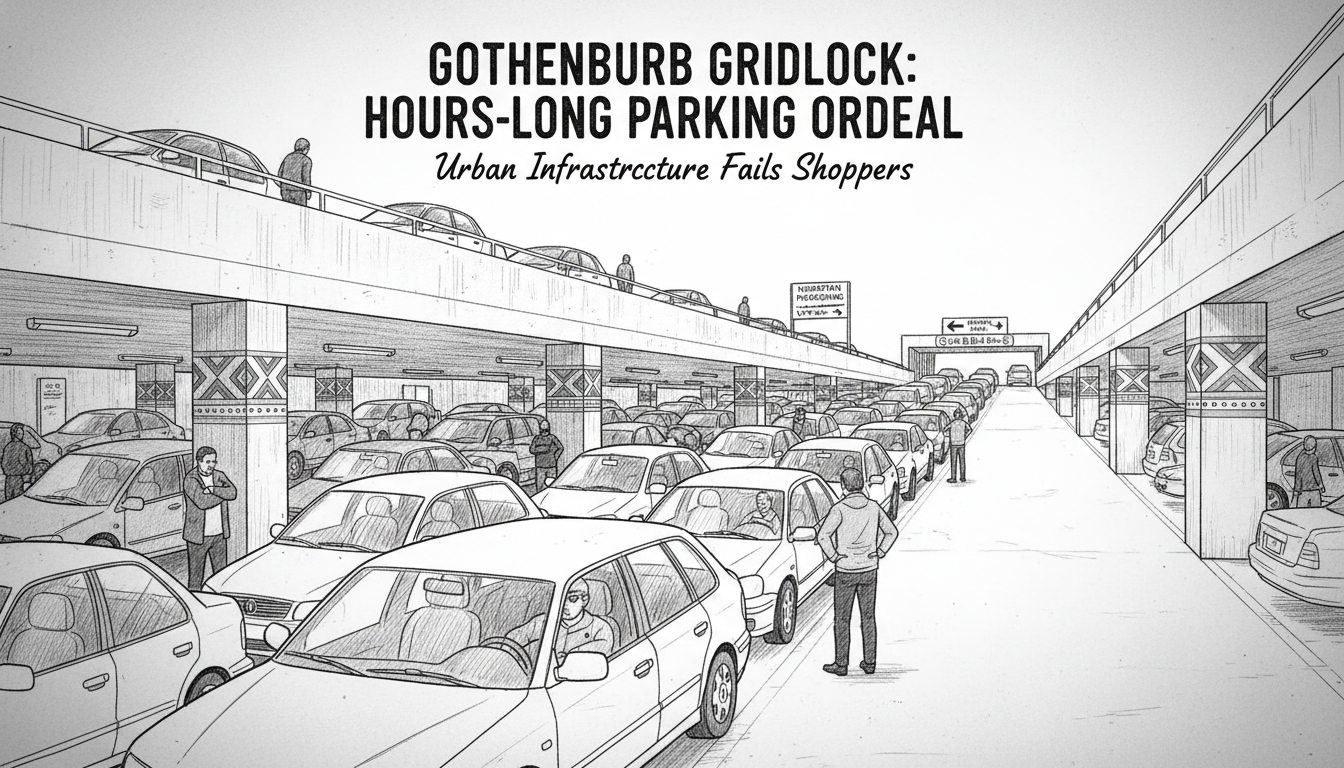 Drivers Stranded for Hours in Gothenburg Parking Garage