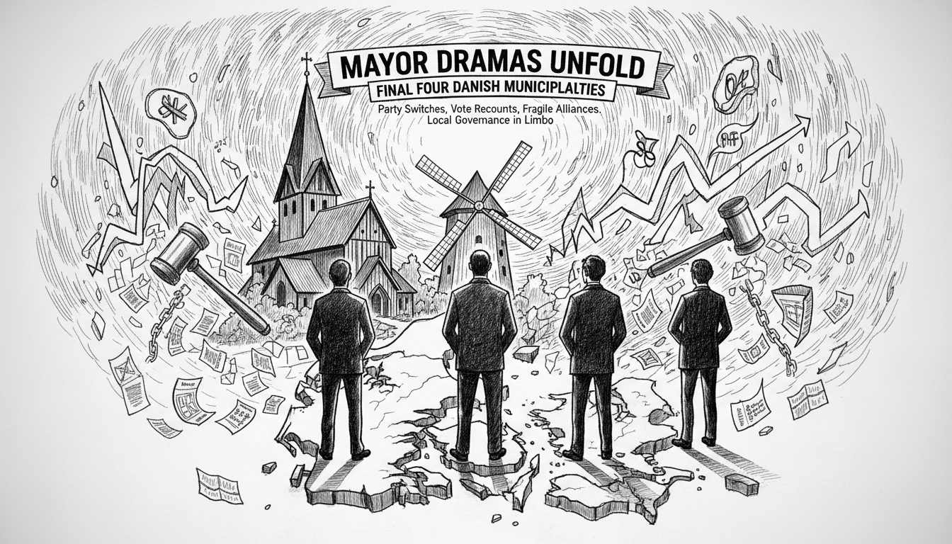 Mayor Dramas Unfold in Final Four Danish Municipalities