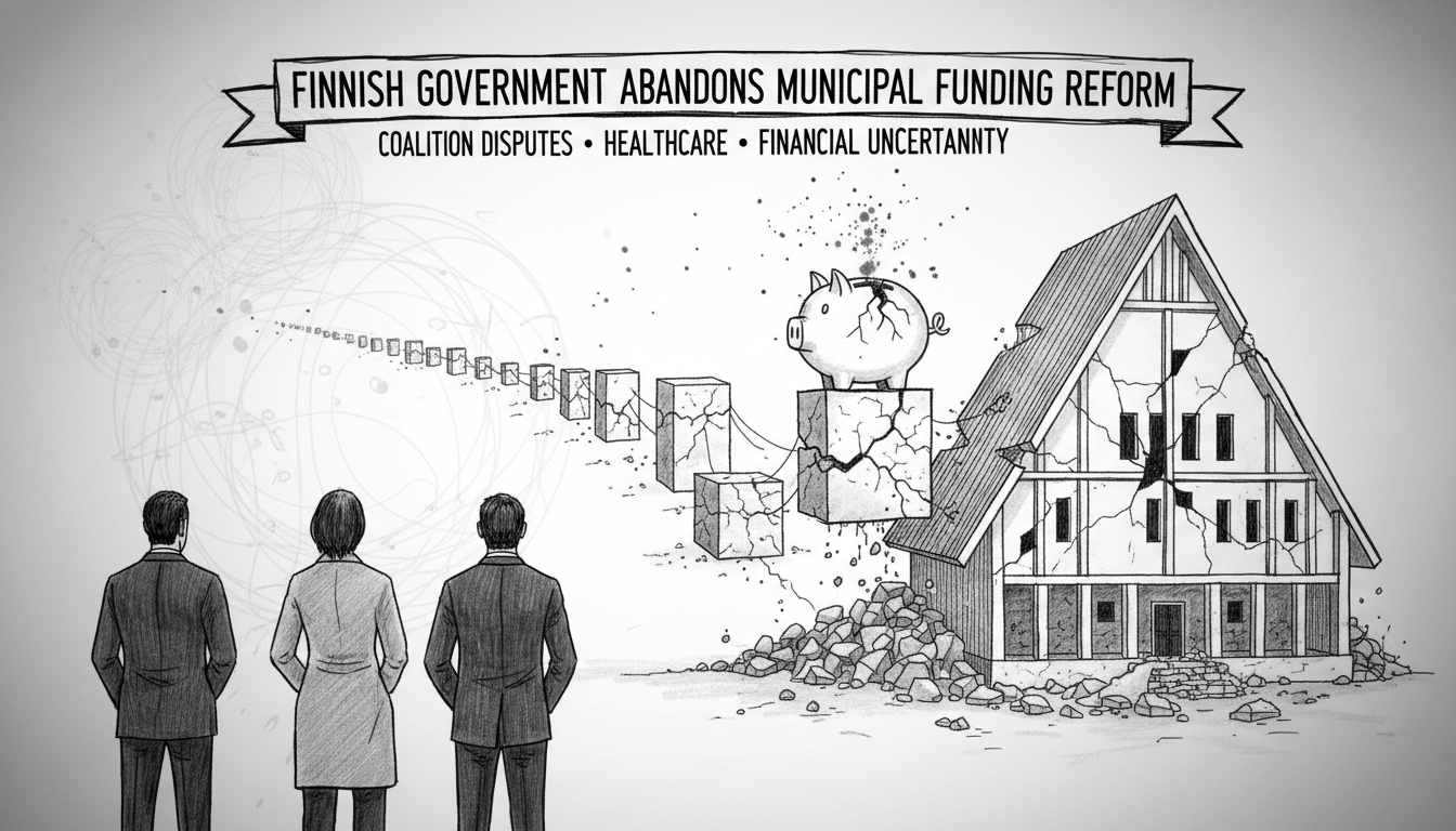 Finnish Government Abandons Municipal Funding Reform Amid Coalition Disputes