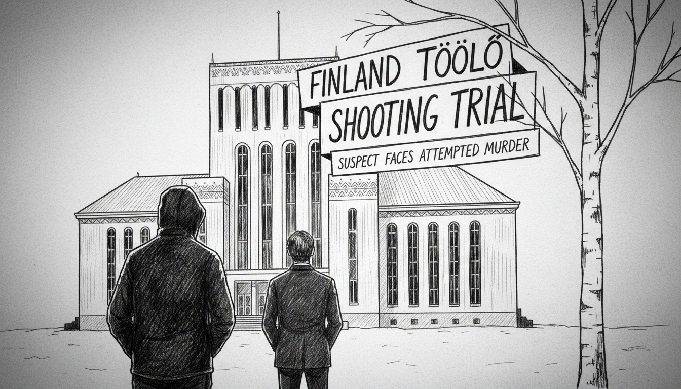 Finland Töölö Shooting Trial: Suspect Faces Attempted Murder