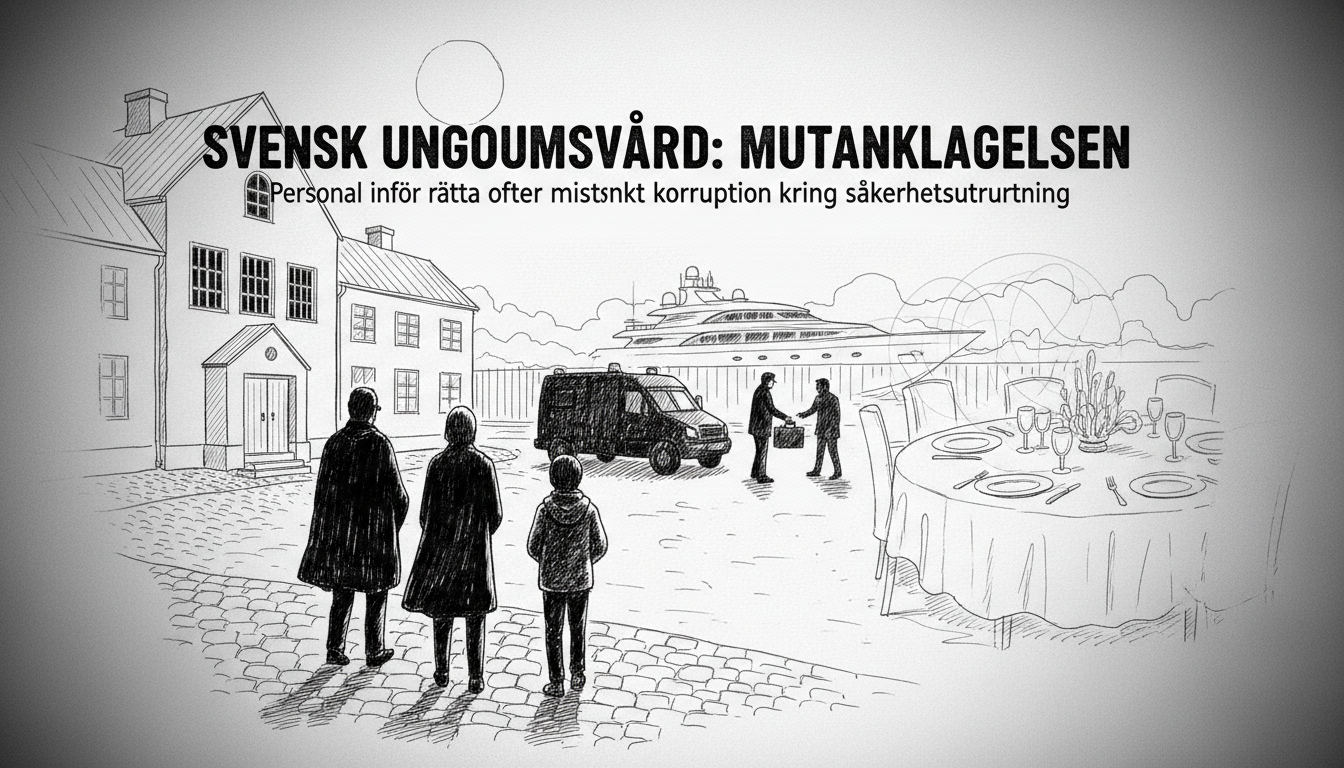 Swedish Youth Care Staff Face Bribery Charges Over Security Equipment Deals