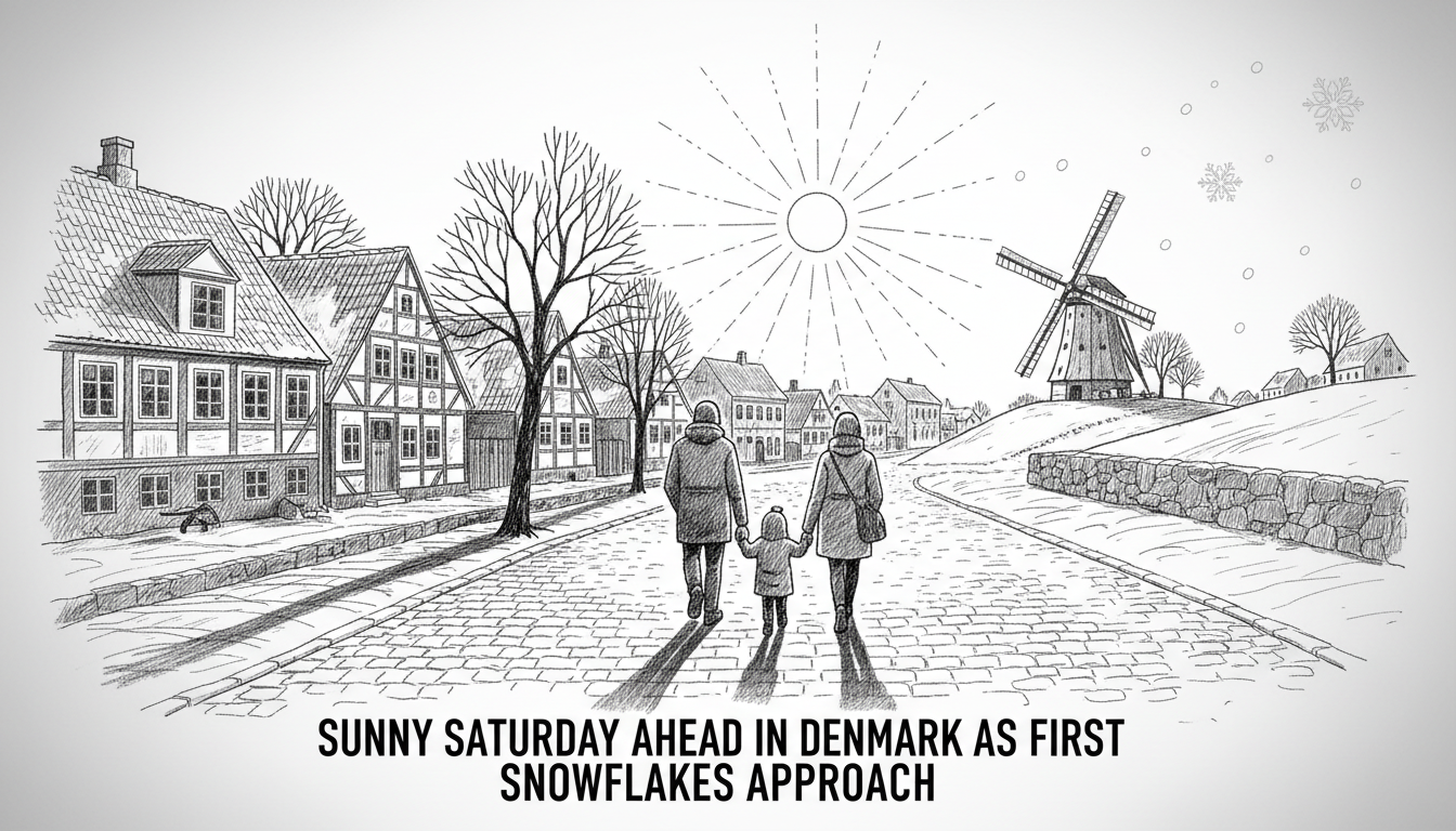 Sunny Saturday Ahead in Denmark as First Snowflakes Approach