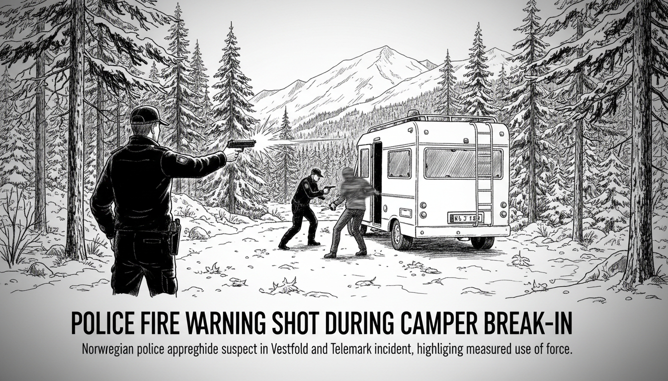 Police Fire Warning Shot During Camper Break-in