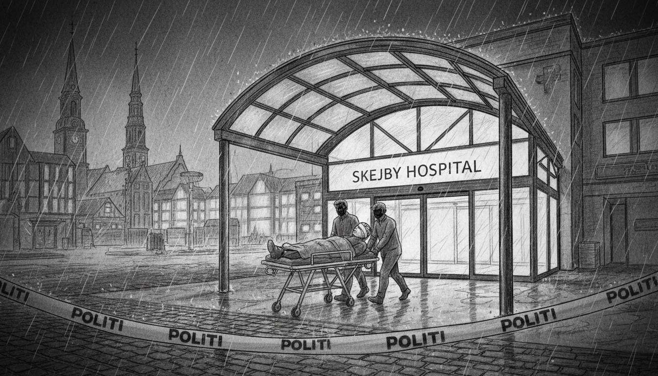 Man Hospitalized with Knife Wounds in Copenhagen Area