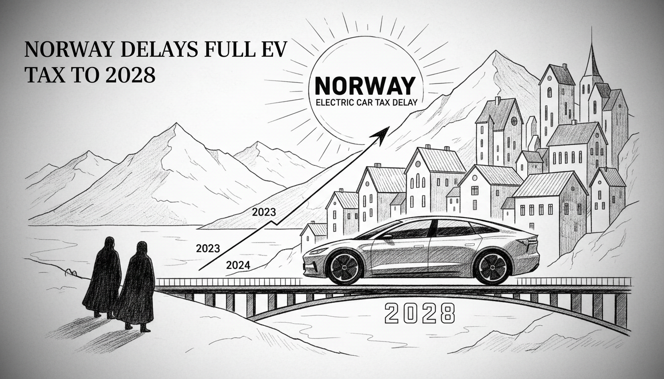 Norway Delays Full Electric Car Tax to 2028