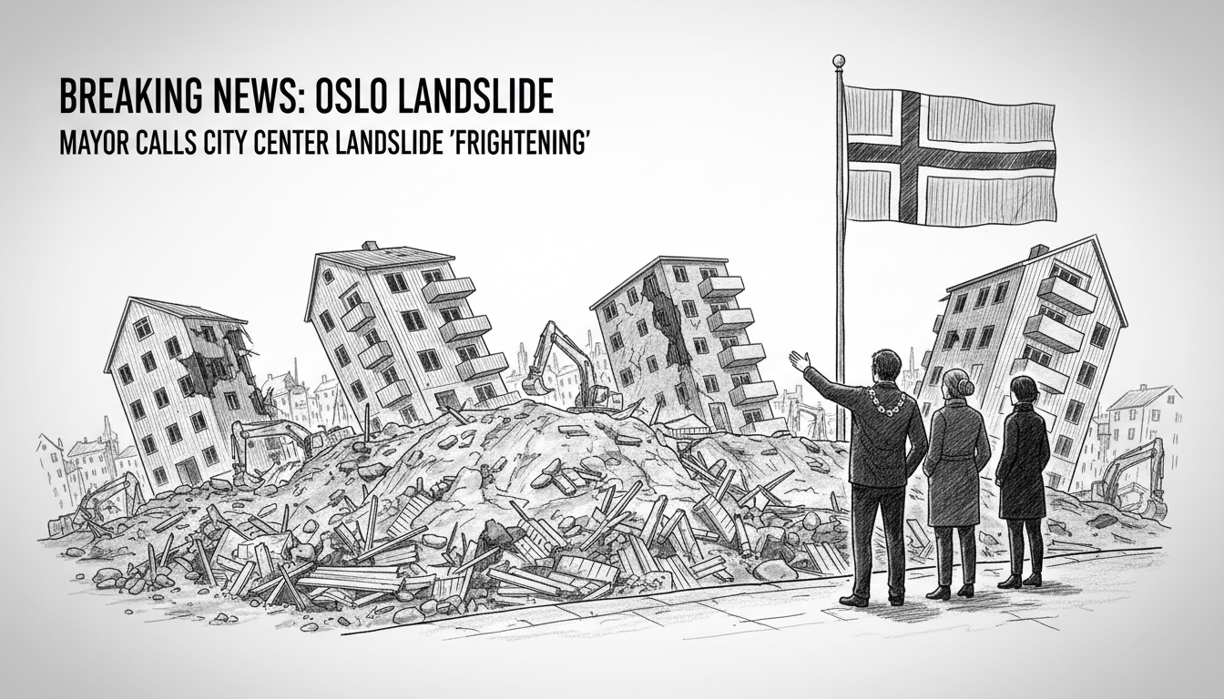 Oslo Mayor Calls City Center Landslide 'Frightening'