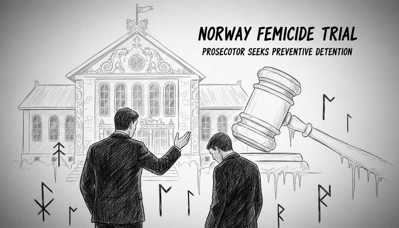 Norway Femicide Trial: Prosecutor Seeks Preventive Detention