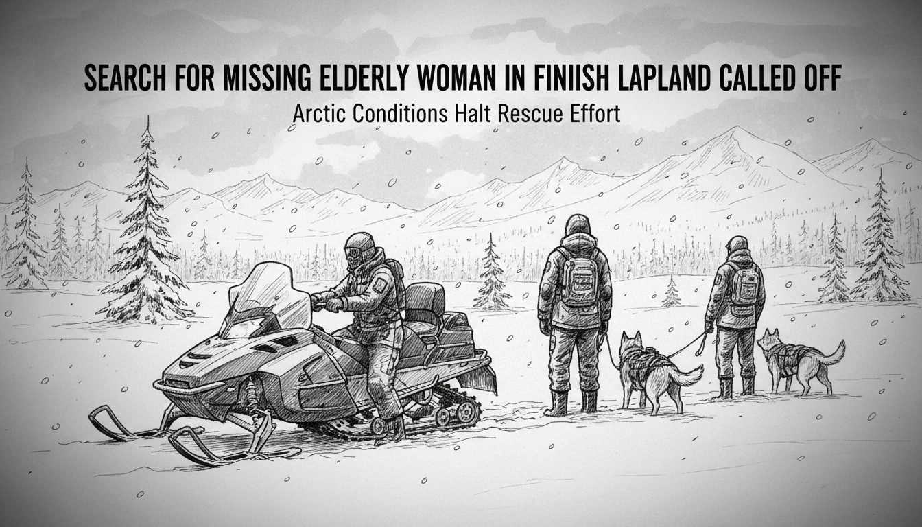 Search for Missing Elderly Woman in Finnish Lapland Called Off