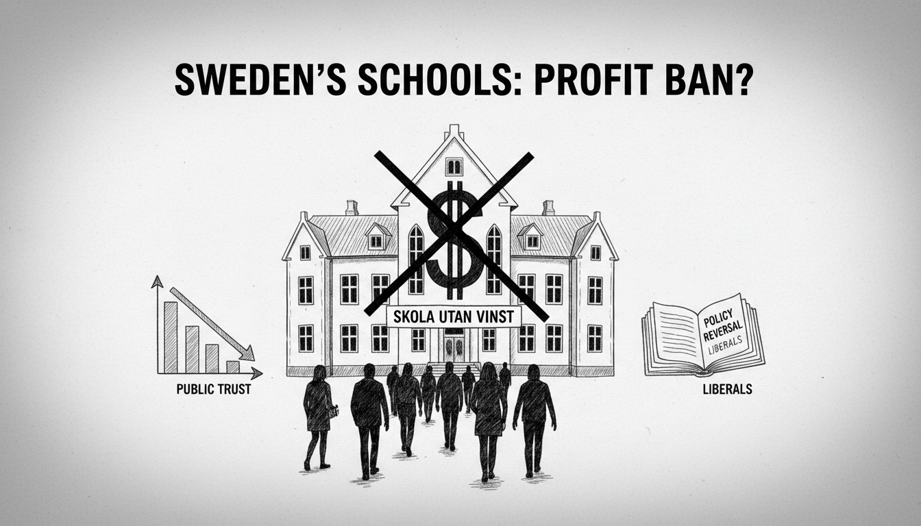 Sweden's Liberals Push to Ban School Profits Amid Declining Support