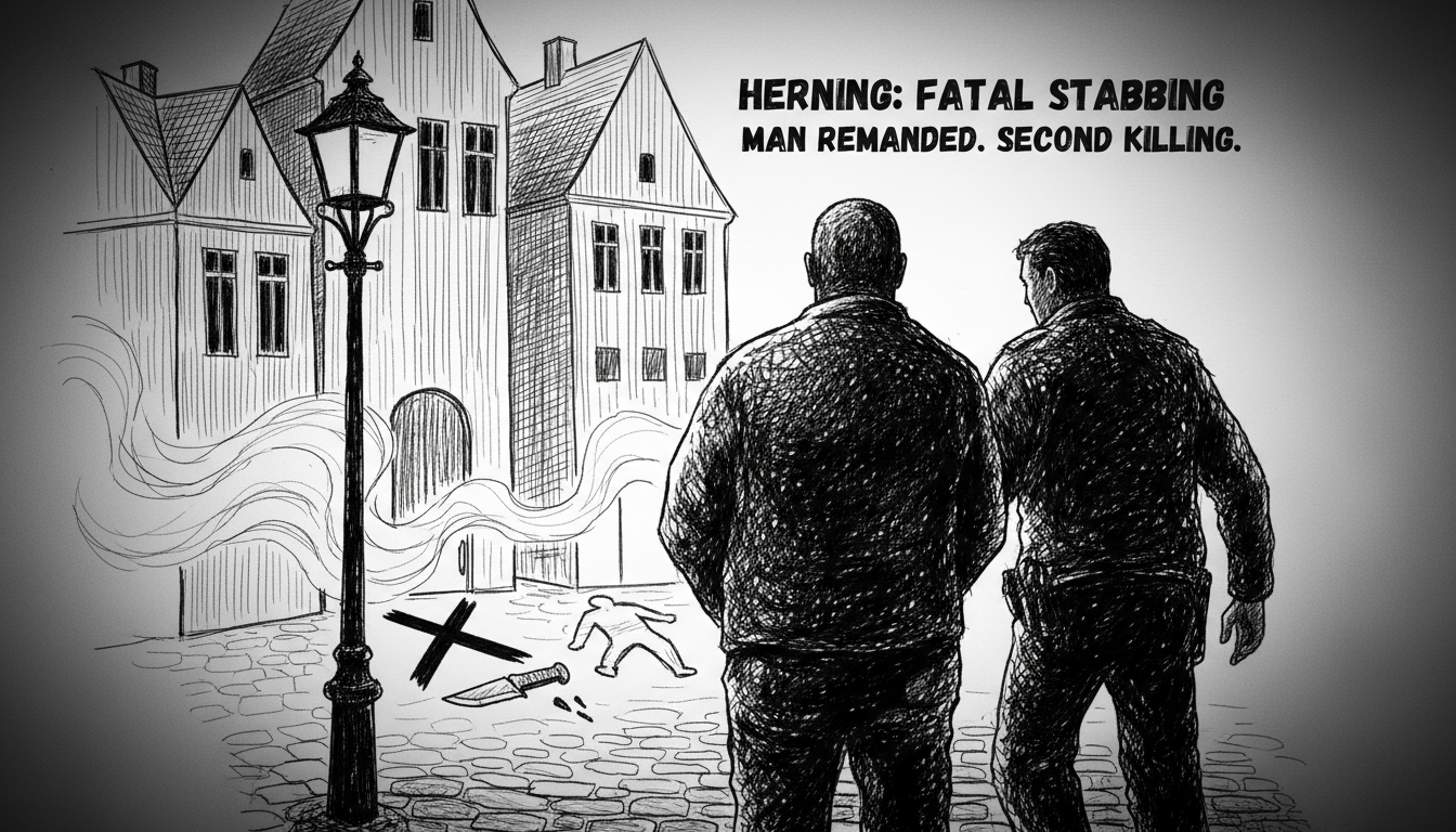 Man remanded in custody for fatal stabbing in Herning