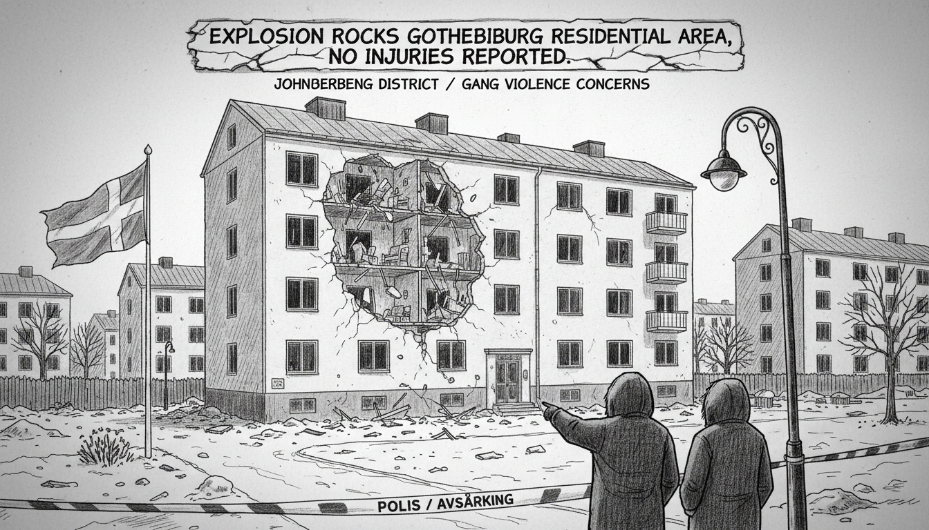 Explosion Rocks Gothenburg Residential Area, No Injuries Reported
