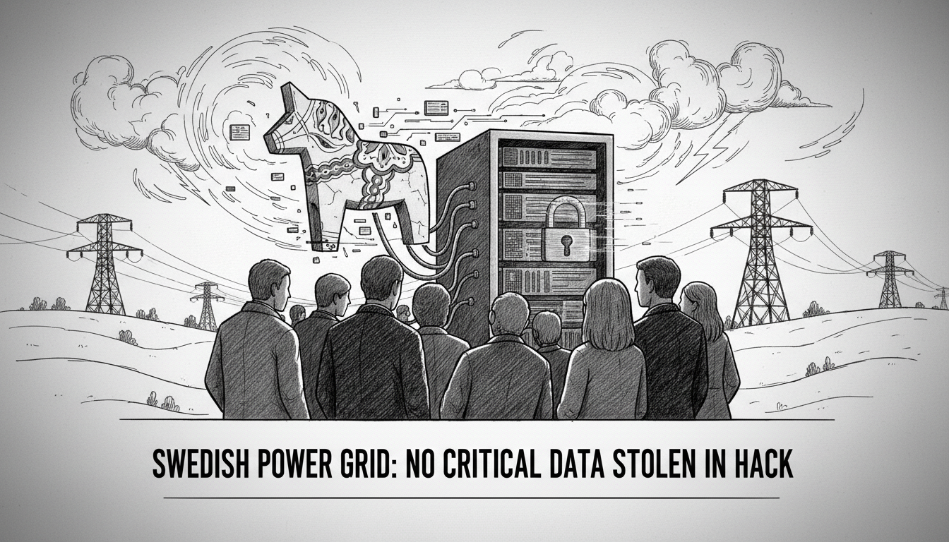Swedish Power Grid Operator Says No Critical Data Stolen in Hack