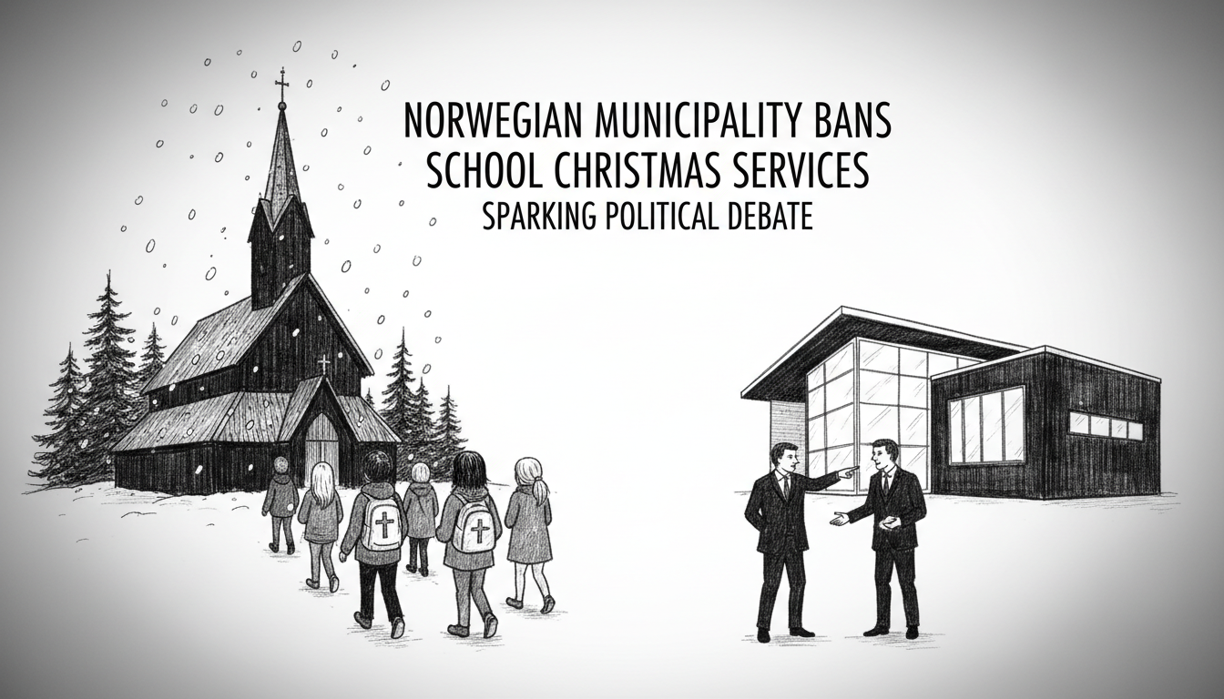 Norwegian Municipality Bans School Christmas Services, Sparking Political Debate