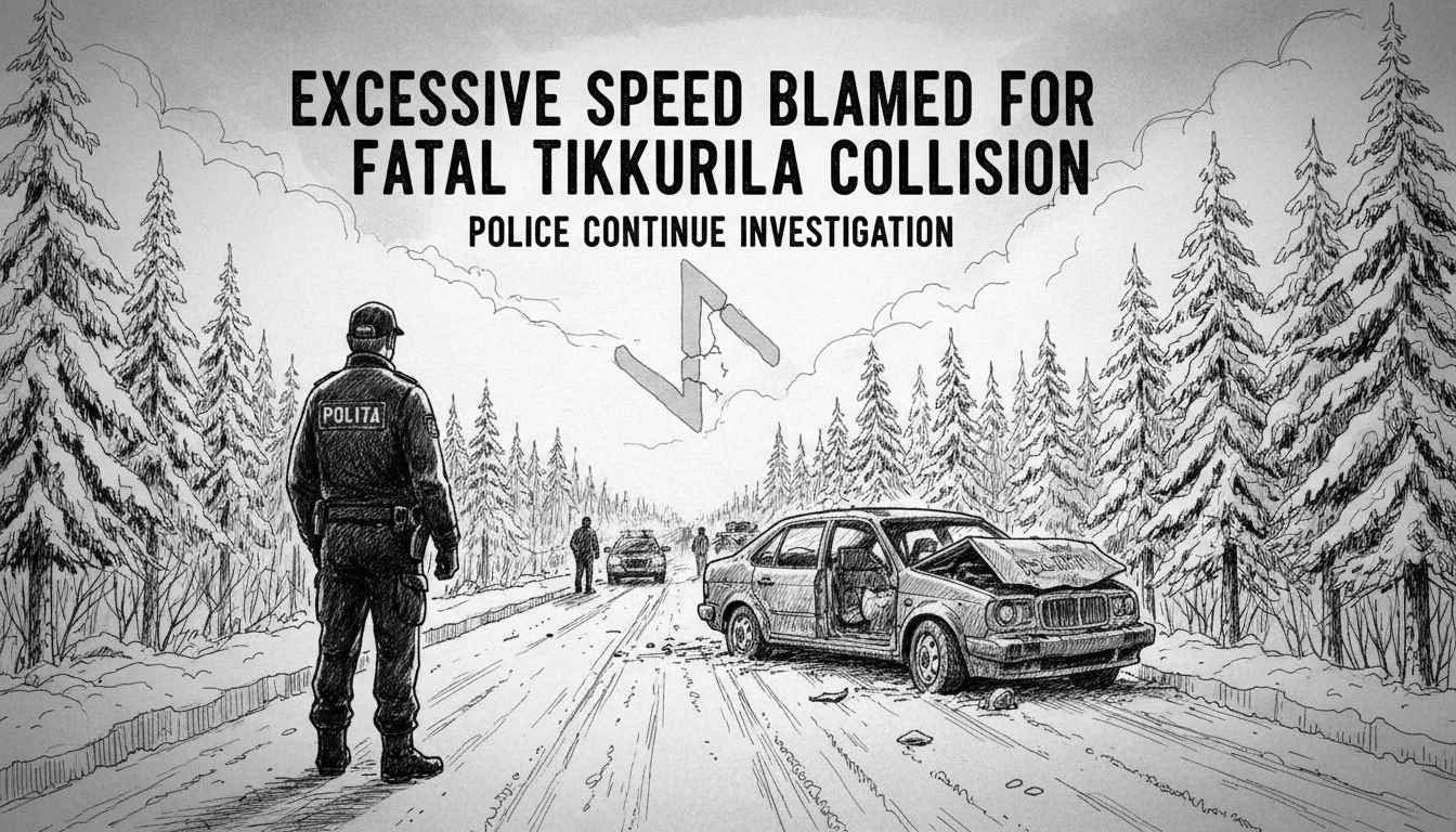 Excessive Speed Blamed for Fatal Tikkurila Collision as Police Continue Investigation