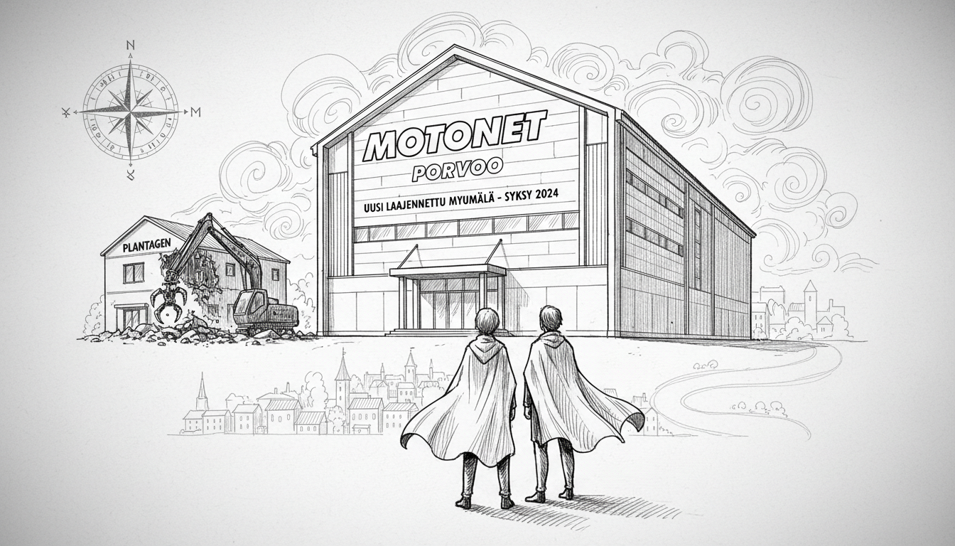 Motonet Plans New Porvoo Store with Expanded Services in Third Quarter
