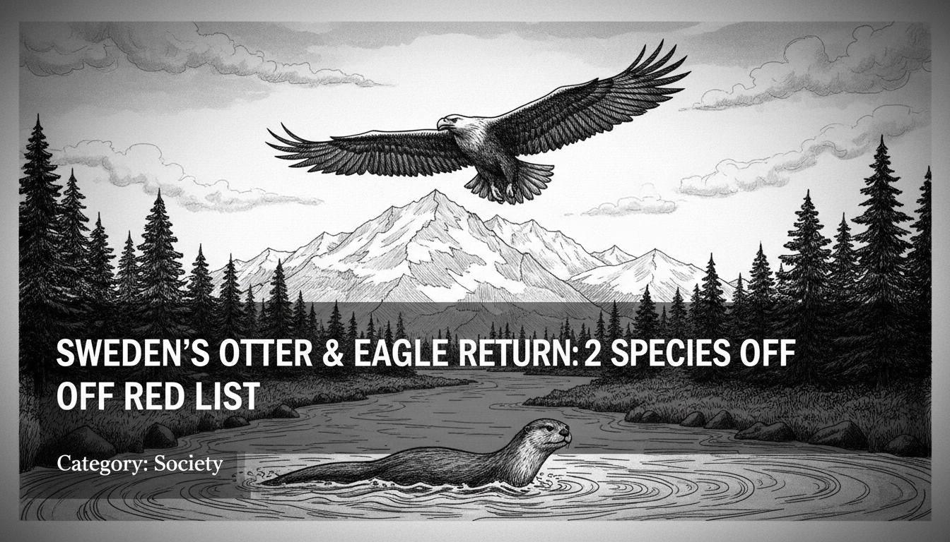 Sweden's Otter & Eagle Return: 2 Species Off Red List