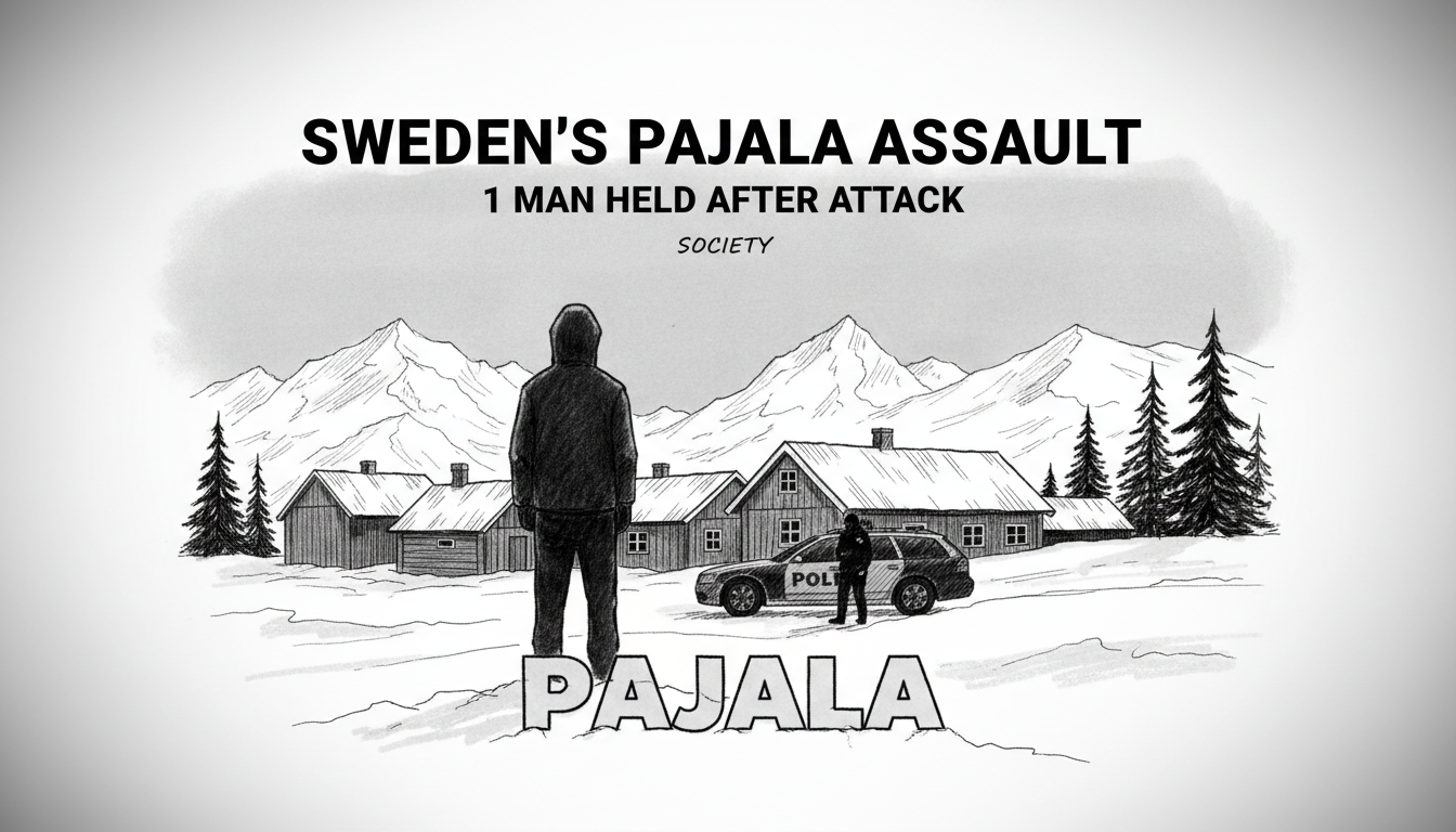 Sweden's Pajala Assault: 1 Man Held After Attack
