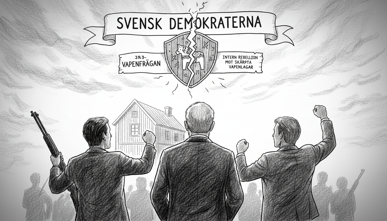 Sweden Democrats Face Internal Weapons Policy Clash