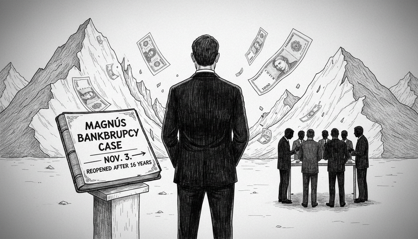 Magnús Bankruptcy Case Reopened After 16 Years