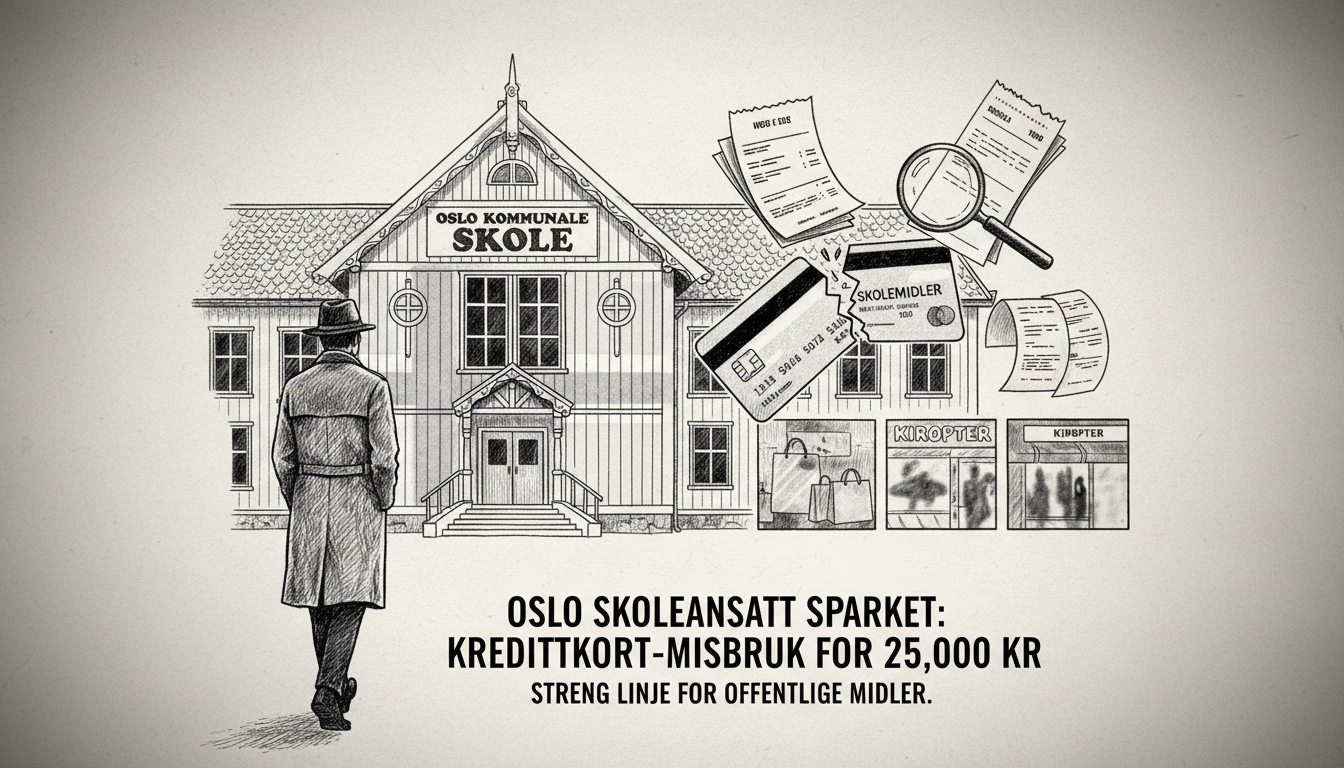 Oslo School Employee Fired for Misusing Institutional Credit Card