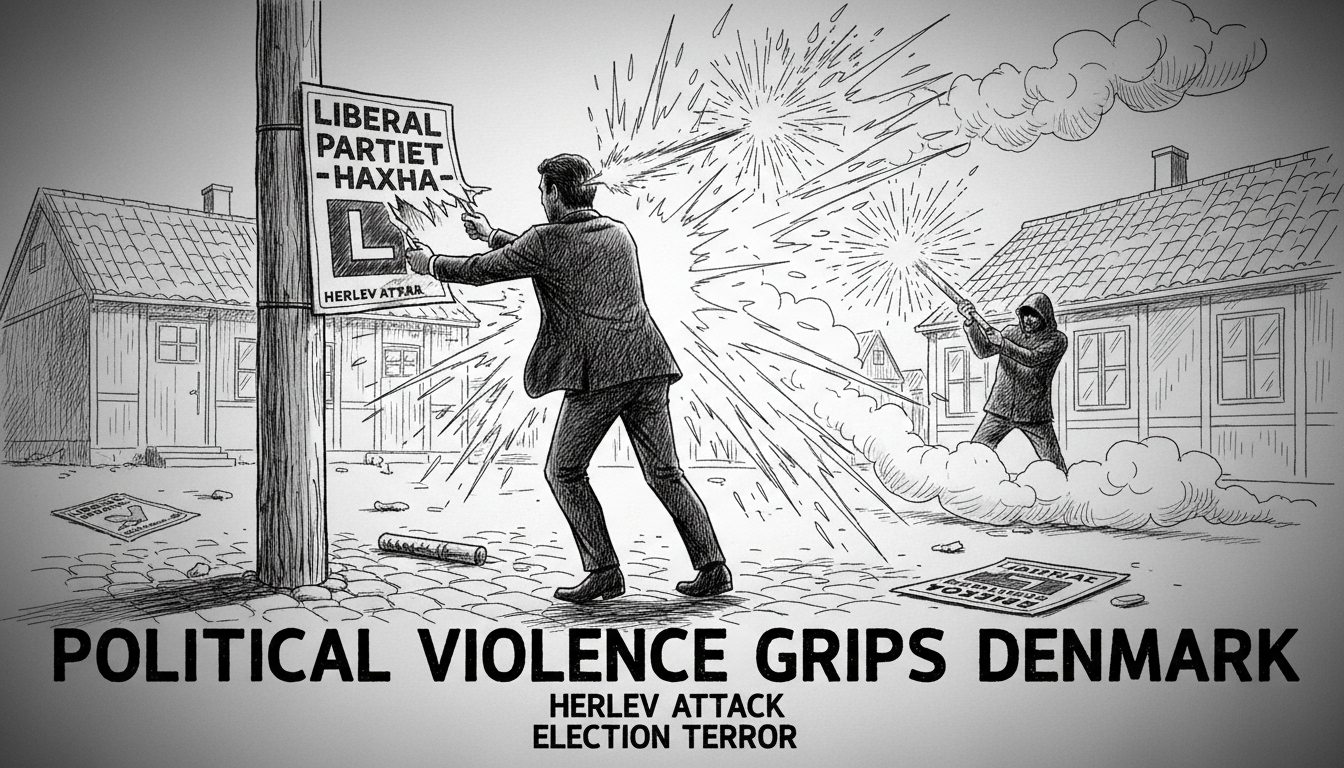 Liberal Party Candidate Targeted in Firework Attack During Election Campaign