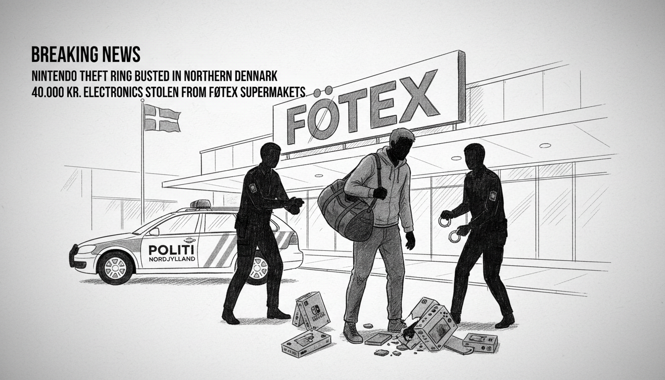 Nintendo Theft Ring Busted in Northern Denmark Supermarkets