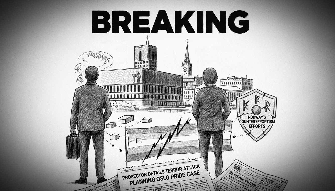 Prosecutor Details Terror Attack Planning in Oslo Pride Case